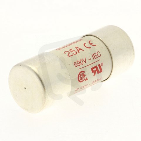 Ultra rychlá válcová pojistka Eaton FWP-25A22FI 22x58mm, 700V AC / 500V DC, 25A