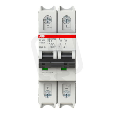 SU202DC-Z2; 2 pólový jistič; jmenovitý p