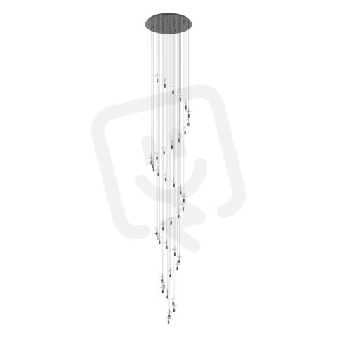 Závěsné svítidlo COMAREIRA LED-CCT 84W IP20 nikl nero  EGLO 390492