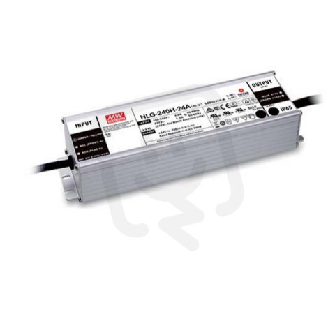 Stmívatelný zdroj pro LED 240W 24V MEAN WELL HLG-240H-24AB