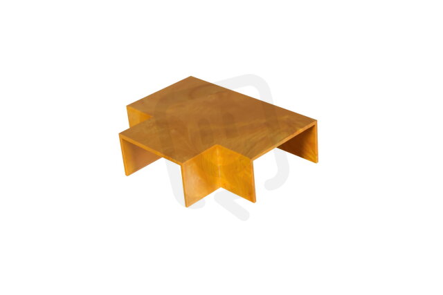 T-kus 40x20mm, imitace dřeva světlá MALPRO 24020-8802