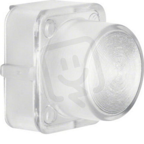 Kryt, pro tlačítko a žárovku E10, 1930/Glas, čirá transp. HAGER WTF6585W
