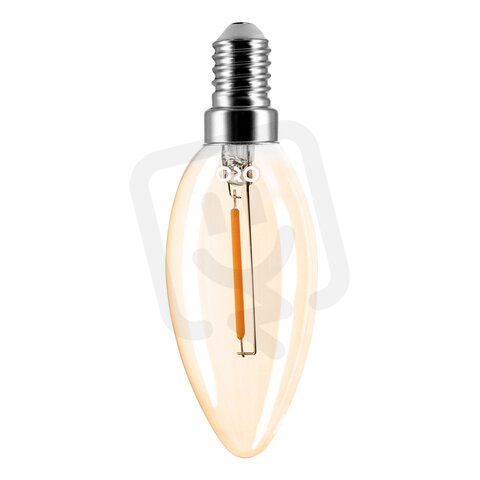 LED žárovka ORO AMBER E14 C35 1W WW LED-POL ORO33233
