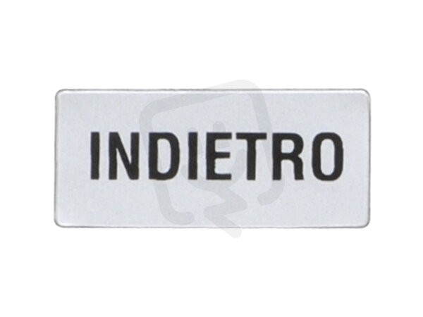 Lovato LPXAI228 Štítek ''INDIETRO''