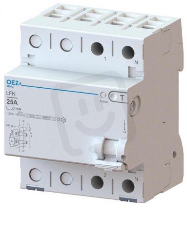 LFN-40-2-300B-K Proudový chránič 40A 300mA 2pól 10kA typ B prov. K OEZ:46433