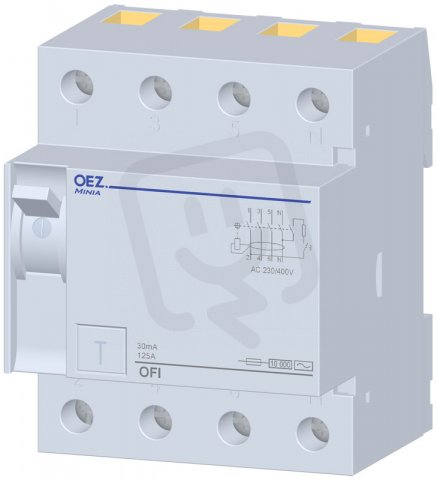 OFI-100-4-300A Proudový chránič 100A AC230/400V 300mA 4pól 10kA typ A OEZ:36833