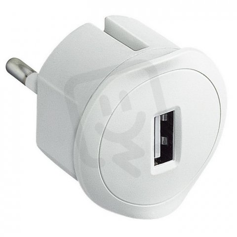 USB ADAPTÉR DO ZÁSUVKY BÍLÁ LEGRAND 050680