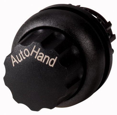 Eaton M22S-WR-X91 Ovládací hlavice přepínače, otočná, aretace, černý, Hand-Auto