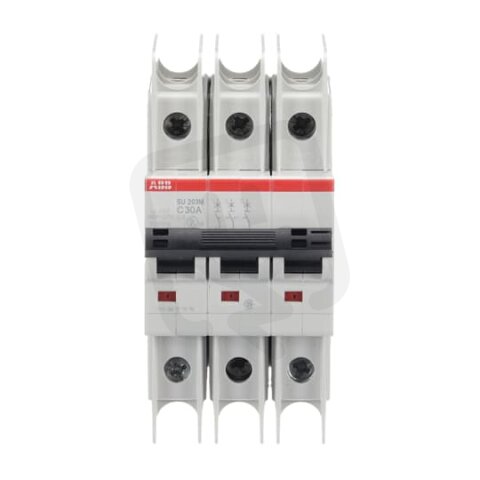 ABB SU203M-C30 jistič char. C 10kA 30A 3P  dle UL489 a CSA 22.2 No. 5