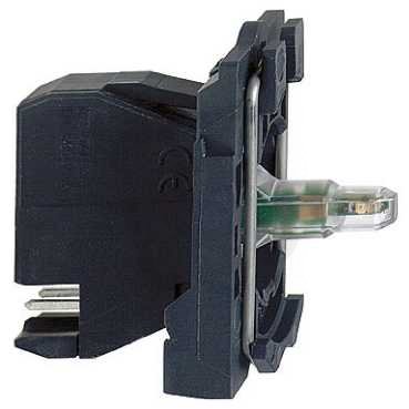 Schneider ZB5AVB54 Polosestava objímky, 24 V, žlutá