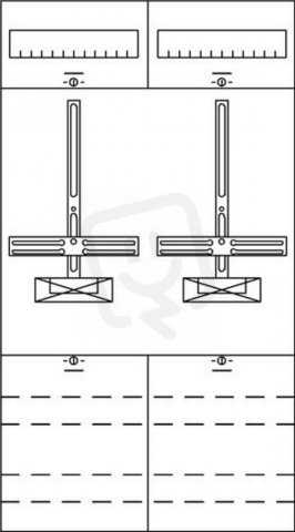 2ZF21 -modul pro 2 elektroměry