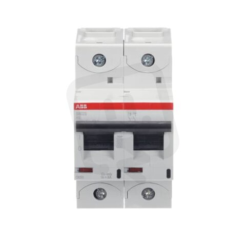 S802S-K6 jistič 2p char. K 6A s klecovou svorkou 50kA ABB 2CCS862001R0067