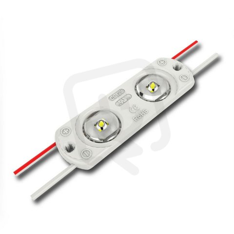 LED modul 2x SMD2835, 0,8W, 12V, 67mA, 6550K, 170°, IP65 MCLED ML-211.004.51.0