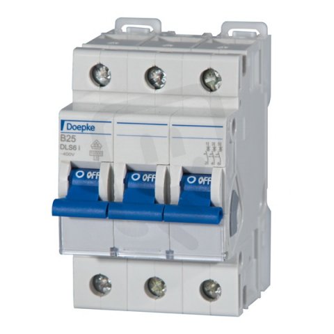 Jistič DLS 6I B16-3 10KA 3pól., B-charakt., 16 A, 10 kA DOEPKE 09916113