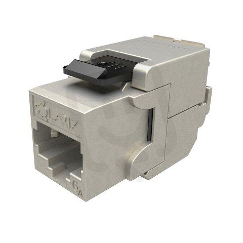 10G keystone CAT6A STP RJ45 černý samořezný SOLARIX 25286902