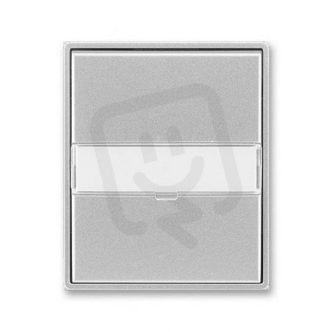 ABB Time 3558E-A00610 08H Kryt spínače jed.,s popis.polem,s čirým průzorem