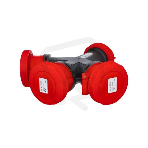 Rozbočovač (adaptér) 16004 IP67 400V/16A/5P 6h 3 vývody FAMATEL 16004