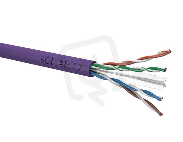 Instalační kabel CAT6 UTP LSOH Dca s2 d2 a1 500m/cívka SOLARIX 26000021