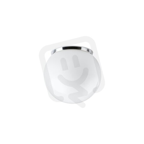 Přisazené svítidlo s plastovým stínidlem OSMONT SKAT 1 7W IP65II E27 chrom