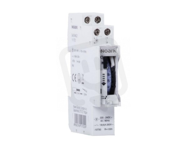 Analogové spínací hodiny NOARK EX9TAMQ2 mini, denní, Quartz, 1 kanál 1NO, 230V