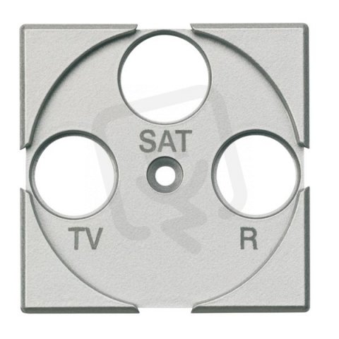 Legrand HC4207 BAX KRYT TV-RD-SAT HLINÍK