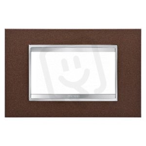 CHORUS Rámeček Lux, 4násobný, rezavá GEWISS GW16204MD