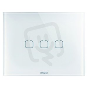 ICE Tlačítko 3pól. 3 symboly, bílá GEWISS GW16953CB