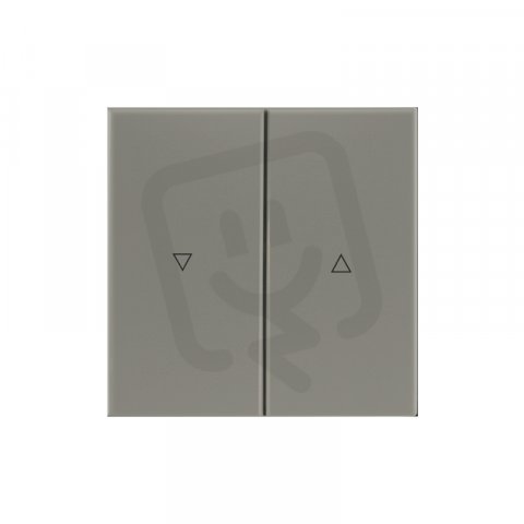 Obzor Elegant DSE 00-02619-000000 Kryt dvojitý, symbol ''šipky'' Ocelově šedá