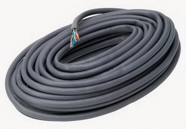 Síťový kabel CAT 5e-FTP, 10 m, černý