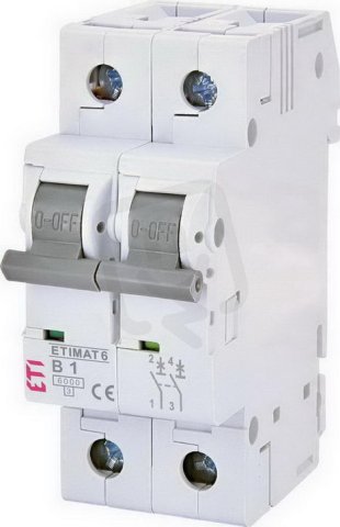 Jistič ETIMAT 6 2p B1 6kA ETI 002113509