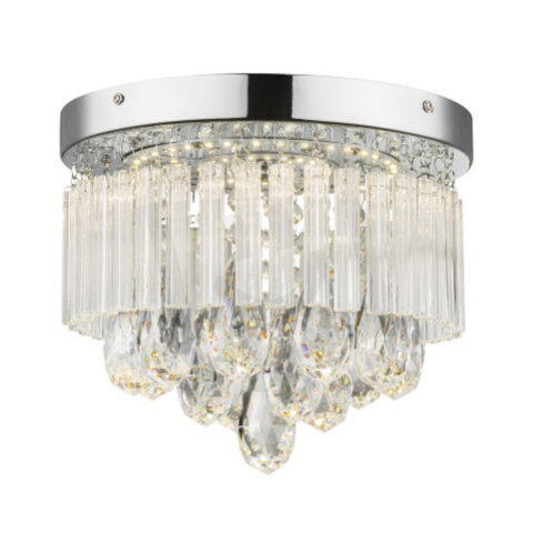 Stropní svítidlo MANILO chrom LED 12W 230V, 1000lm, 4000K GLOBO 68598A