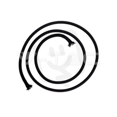 Fabric Rope 2x0.75 mm Black,