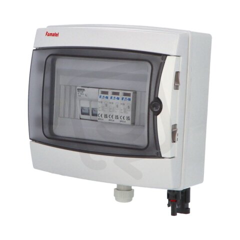 fr39081-DC-0-1-1 fotovoltaická rozvodnice jeden string IP65 1000V FAMATEL fr005e