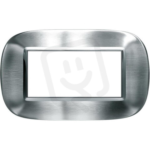 Legrand HB4804AXS BTAX RÁMEČEK 4M OCEL AL.BROUŠ.