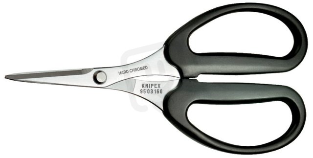 Nůžky na vlákna z materiálu KEVLAR 160 mm KNIPEX 95 03 160 SB