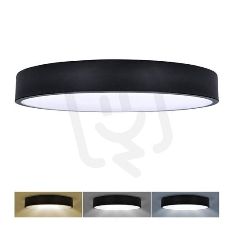 LED stropní osvětlení  LECCE 3CCT 48W 2900lm 40cm 3000/4000/6000K černá WO804-B
