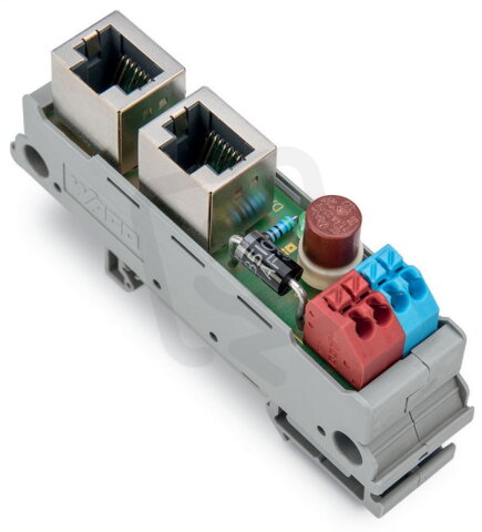 propojovací modul RJ-45 s výkonovými kontakty WAGO 289-196