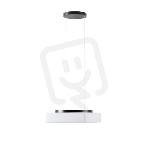 Závěsné LED svítidlo se skleněným stínidlem LINA LE7 24W IP40 DALI 4K černá