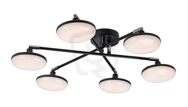 MADI LED 24W IP20 matná černá 3000K 2350lm RABALUX 71063