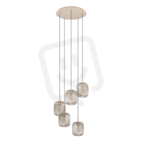 Závěsné svítidlo ROMAZZINA E27 písková 5X40W IP20 EGLO 901125
