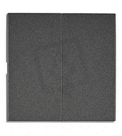 Kryt spínačů a ovladačů dvojitý, antracit SCHRACK EV112202--