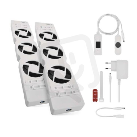 Ventilátor pod radiátor DUO, bílý EMOS P56PR2