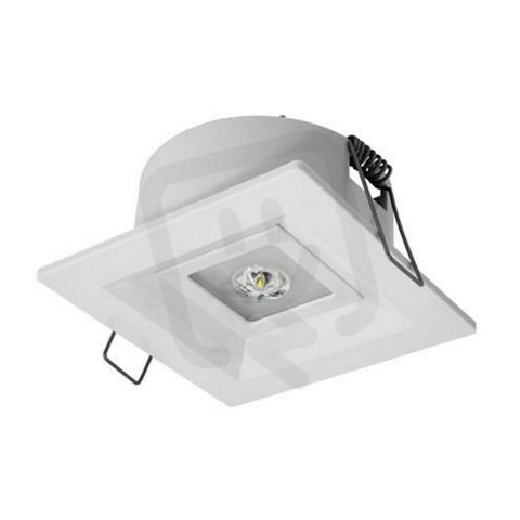 LOVATO P vestavné open area 3W LED 325lm STANDARD IP20 1h stále svítící bílé