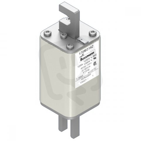 Ultra rychlá pojistka Eaton 170M3142 1250V, 125A
