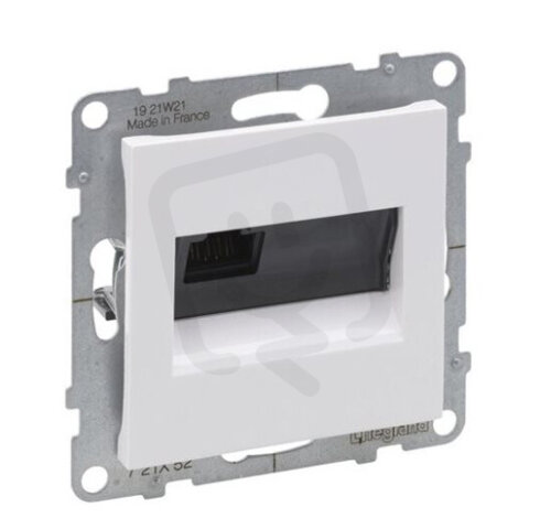 SUNO BÍLÁ DATOVÁ ZÁSUVKA 1X RJ45 CAT.5E UTP NESTÍNĚNNÁ LINKEO C LEGRAND 72C5UB1