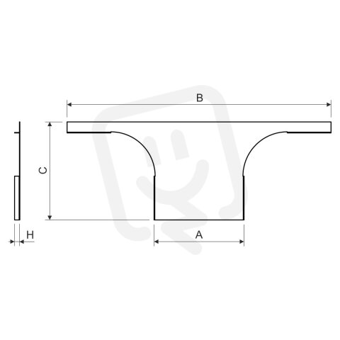 VOH 500_ZM VÍKO ODBOČKY HORIZONTÁLNÍ