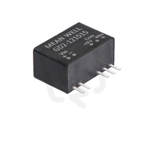 Měnič DC/DC 2W 15V/-15V MEAN WELL GD2-151515
