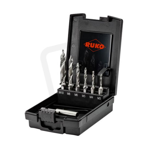 Sada kombinovaných závitníků FLOWSTEP HSS, M3-M10 6 dílů RUKO RU270620RO