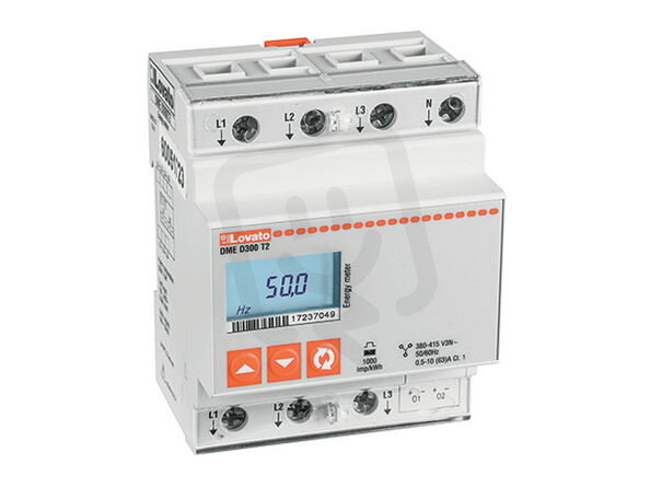 Lovato DMED300F 3 fázový elektroměr 63A +1 UTF certifikát