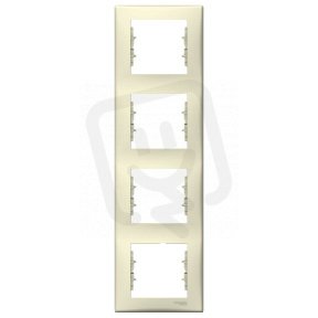 Sedna Rámeček čtyřnásobný vertikální, Beige SCHNEIDER SDN5802047